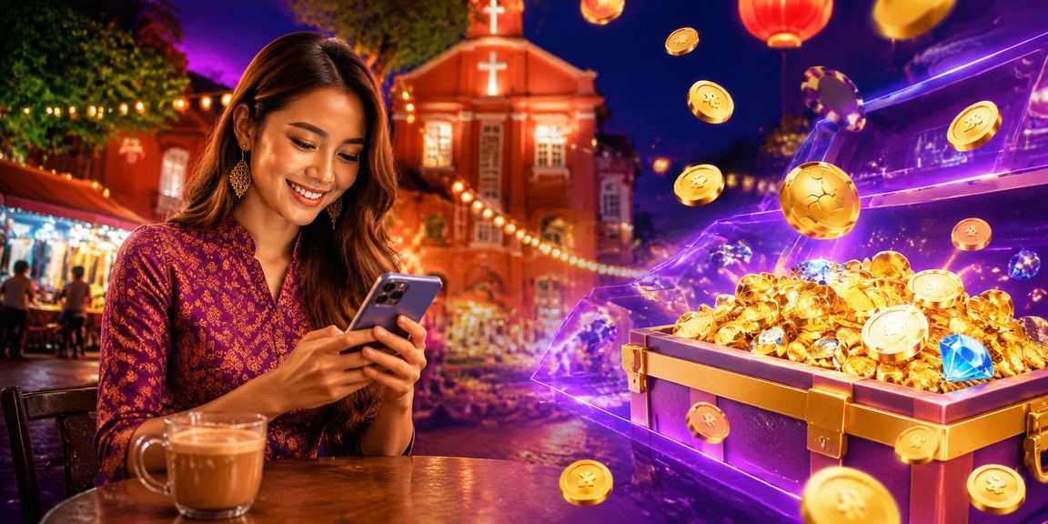 Pengguna Malaysia mengakses platform taruhan melalui telefon pintar di Melaka